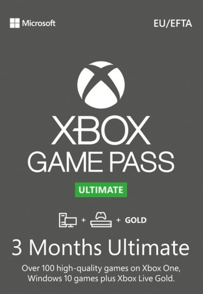 3 Month Xbox Game Pass Ultimate Subscription